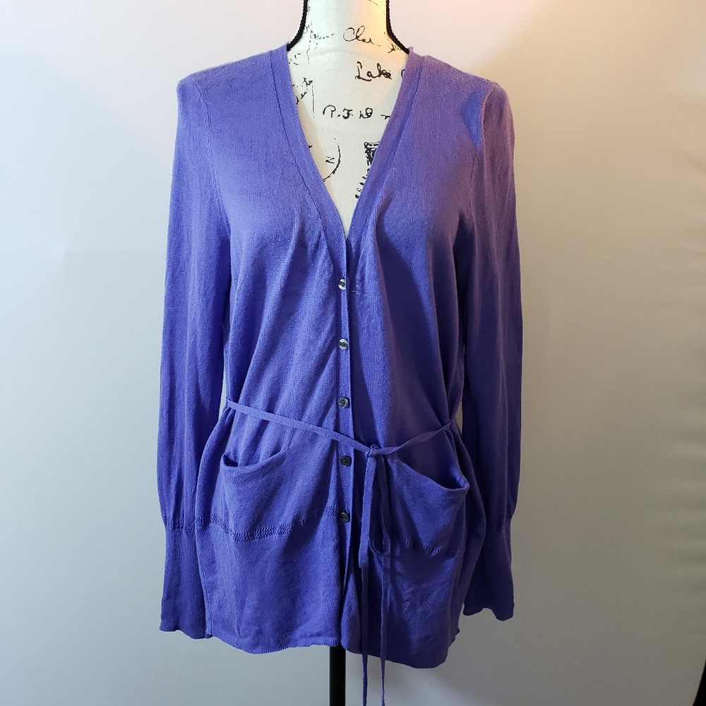 Simply Vera Vera Wang Button Down Cardigan